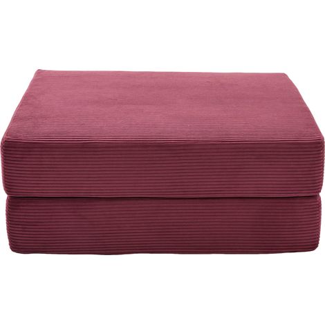 Fauteuil en velours côtelé avec cadre métallique robuste et coussin assorti, design ergonomique, 112x95x67 cm (1/5)