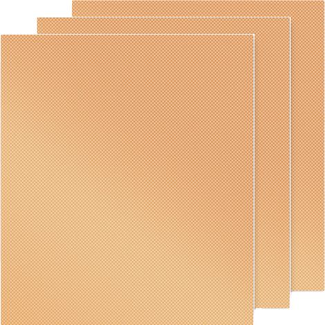 Tapis de barbecue 3 pièces anti-adhésif réutilisable 16x13 pouces Fibre de verre pour grill gaz charbon électrique (1/5)