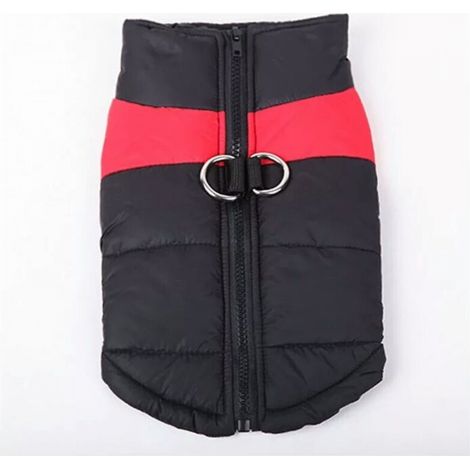 1pc Gilet imperméable en coton pour chien, gilet pour animal de compagnie, manteau pour chien automne et hiver, manteau pour chien automne et hiver petits et moyens chiens, manteau chaud pour chien (M (1/4)