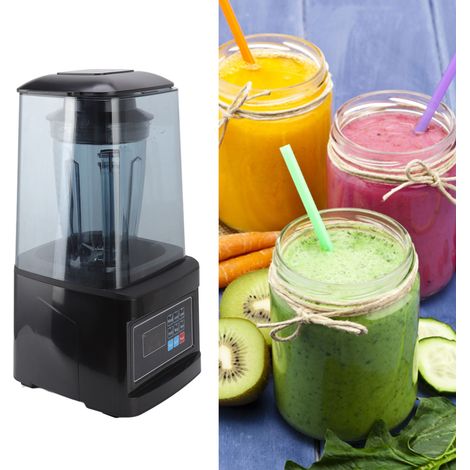 Mixeur silencieux Black G7500 avec couvercle, 3,8 L (132 oz), sans BPA, norme britannique 220 V (1/5)