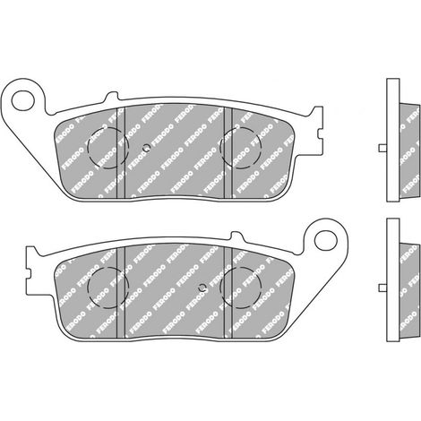 Plaquette de frein Semi-Métal Eco-Friction Route - R90 (1/2)