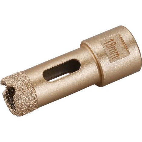 Trépan diamanté 18mm pour meuleuse avec filetage M14 - Usage professionnel