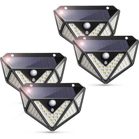 4er-Pack 100 LED-Weitwinkel-Solarlichter (1/5)