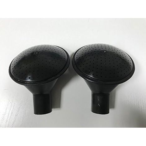 Geli Lot de 2 douchettes Rechange pour arrosoir 8,10 et 14 litres Noir Douchette à Clipser Jardin, Parterre, Tombe, etc - (1/2)