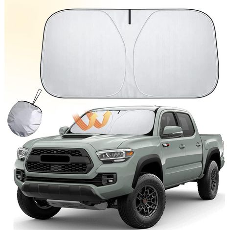 Pare Soleil Voiture Pare Brise Avant,145x 80cm Pare-Soleils Auto,Protection Solaire Voiture,Protege Pare Brise Soleil,Il Convient aux Voitures/SUV de Taille Moyenne et Grande, aux monospaces (1/5)