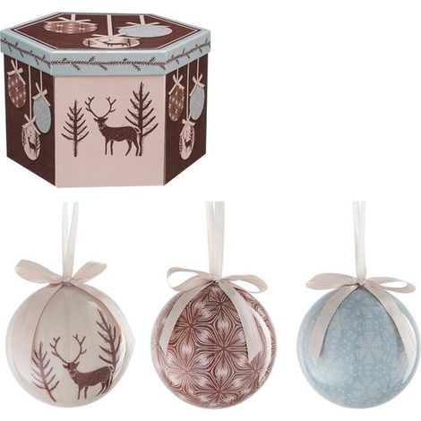 [JAMAIS UTILISE] Coffret de boules de Noël House (1/5)