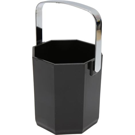 Seau à champagne, poignée en acier inoxydable, seau à glace robuste en acrylique multi-usages, adapté à la maison, au bar et au camping. (1/5)