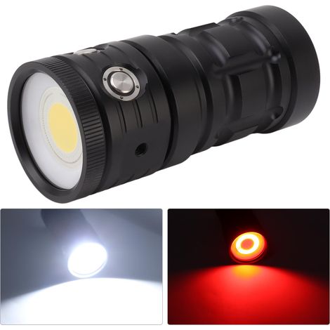IPX8 18000LM Wasserdichte Taucherlampe für Sporttauchen, LED-Taschenlampe für Tauchlehrer und Taucher, geeignet für Sporttauchen bis zu 100 m Tiefe. (1/5)