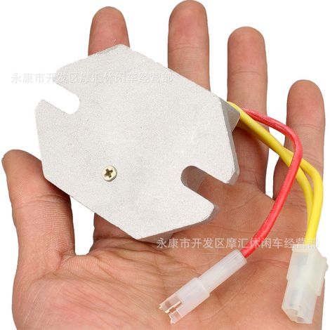 Motorcycle parts compatible with Briton rectifiers and voltage regulators 394890, 393374, 691185, 797375, and 797182. (1/5)