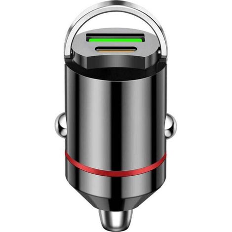 Chargeur Allume Cigare Voiture Type-C 100W Ultra Compact Rapide Adaptateur Secteur (1/4)