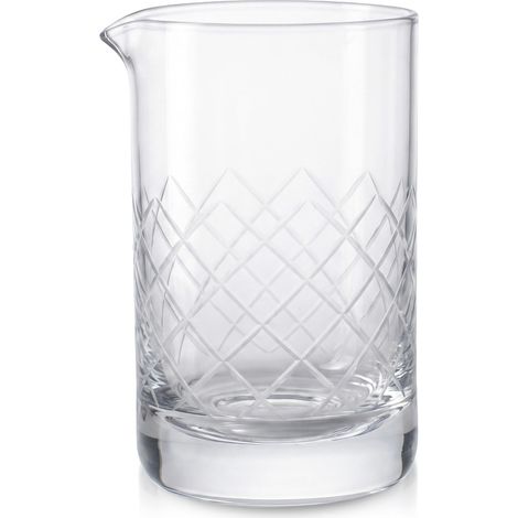 Verre mélangeur de 600 ml avec coupe diamant pour cocktails (1/5)