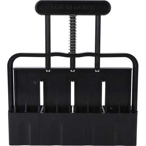 Outil de fabrication de blocs de terreau avec poignée confortable en ABS à 4 alvéoles pour la germination des semis