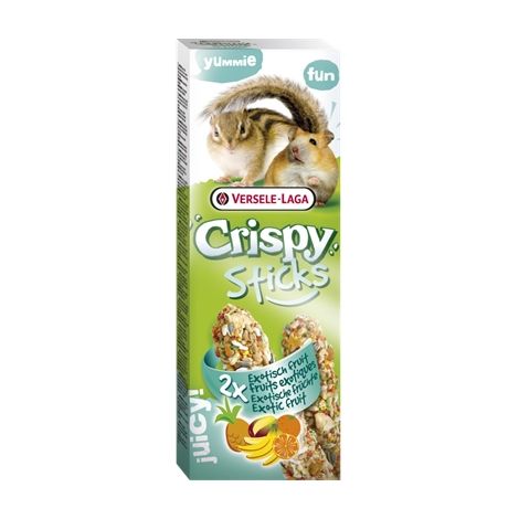 Sticks croustillants Hamsters - Squirrels Fruits exotiques, 2 pices 110g