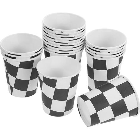 Gobelets Jetables de Course en Papier 250ml Lot de 30 (1/5)