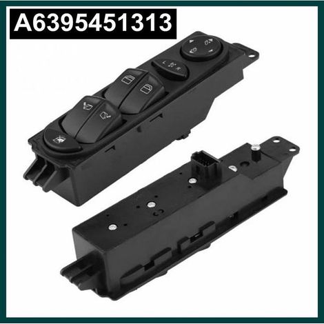 Interrupteur de régulateur de commande de fenêtre Power Master, pour Mercedes Benz Viano Vito W639 A6395451313 (1/5)