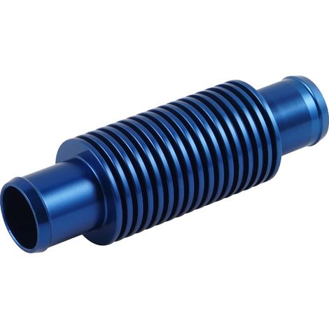 Refrigerador de motor para ATV, doble efecto de refrigeración, aluminio mecanizado CNC, azul. (1/2)