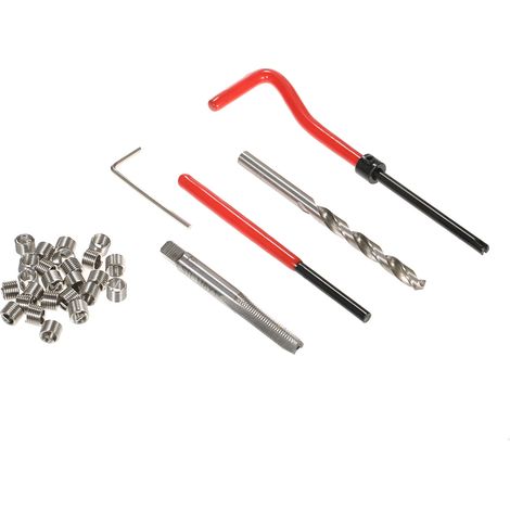 Metrisches Gewindereparatur-Einsetzset, 30-teilig, M5 M6 M8 M10 M12 M14, Helicoil Car Pro Gewindeeinsetzwerkzeug 1. (1/5)