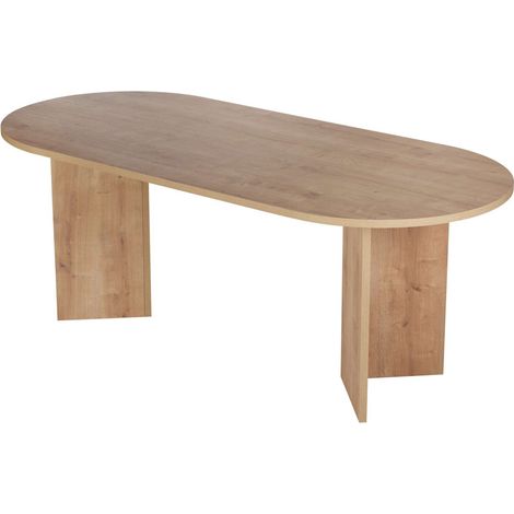 Holz Esstisch "Sabella" 200 x 90 x 75 cm - Saphir Eiche