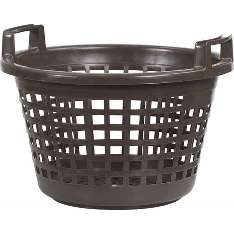 Kartoffelkorb braun für 28 kg schwere Qualität, Kunststoff