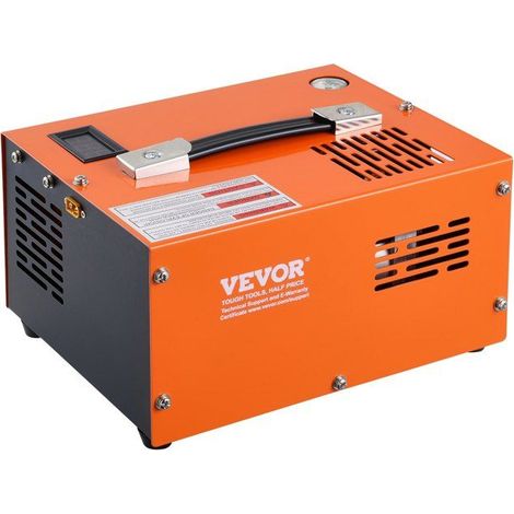 Compresseur d'air PCP portable - 30 MPa - Convertisseur externe 500 W - CC 12 V - CA 230 V - Arrêt manuel (1/5)