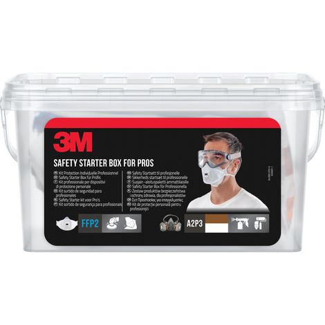 3M Boîte de démarrage pro 1000MCWE protection respiratoire oculaire auditive (1/5)