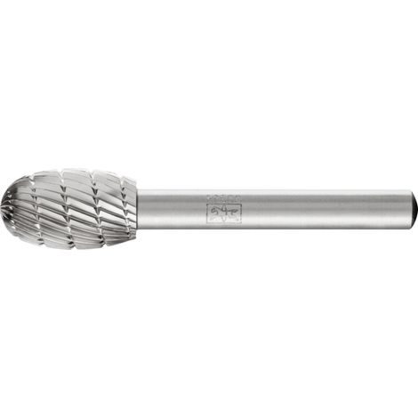 PFERD TOOLS HSS Frässtift Tropfenform O Ø 12x20mm Schaft-Ø 6 mm Z 3 universal mittel fein Spanbrecher (1/5)