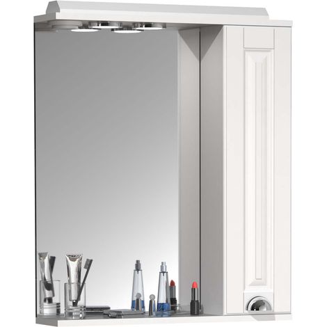 CasaloL Spiegelschrank Bad weiß. (1/3)