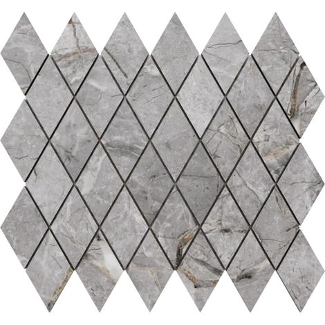 Ilcom mosaico in gres su rete per bagno e cucina R9 29.2cm x 25cm - Slate echo caro (1/3)