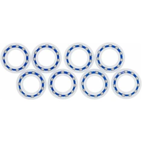 FENOPLASTICALot de 8 roulements à Billes adaptables pour Roue de Polaris 280 180 Robot Nettoyeur de Piscine C60 C-60 (1/4)