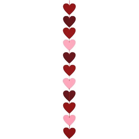 Guirlande Coeur - Décoration Suspendue pour Mariage Anniversaire et Célébration - 2 Pièces (1/5)