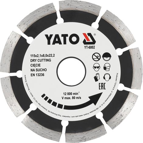 Tarcza diamentowa "segment" 115x22,2mm