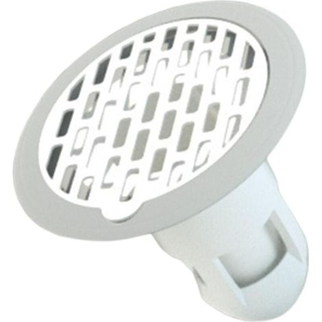 Accessoire pour lavabo : clapet anti-retour universel pour lavabo, cabine de douche et salle de bain – couleur blanc