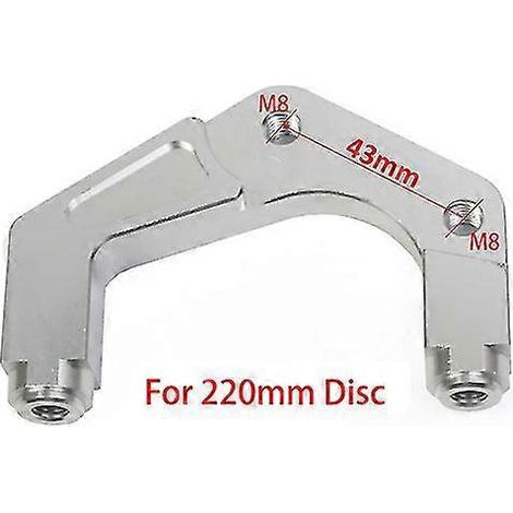 Kit de freins Universal Rpm Brake avec étrier de 82 mm, disque de 70 mm à 3 trous, 4 pistons et montage radial pour Yamaha Aerox Nitro BWS Ebike - support A 220 (1/5)