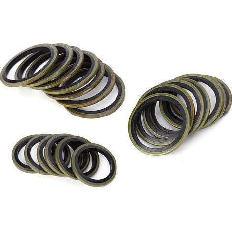 240-teiliger Dichtungssatz aus Gummi und Metall für Ölablassschrauben, Dichtringe 6–30 mm, Ölablassschrauben-Dichtungssatz (1/5)