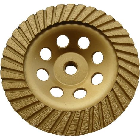 Disco de diamante turbo, Silver, 125 mm x 5 mm, para desbaste y corte en piedra y hormigón, uso profesional, alta velocidad y precisión, gran resistencia al desgaste