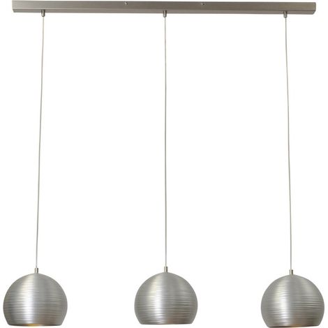Lampe de Table à manger Concepto 3x20 gris métallisé - 2810-37-130-3 (1/3)