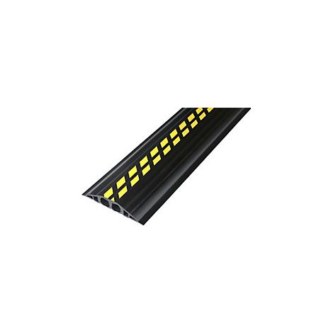 Canal para cable de PVC  L x A x H 1500 x 200 x 35 mm  negro /