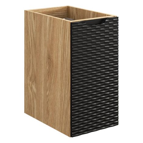 Armoire latérale - H 57 x L 30 x P 46 cm - Wavy Black - Livraison gratuite (1/2)