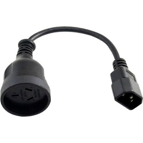 Câble adaptateur secteur IEC320 C14 vers SAA AU 3 broches de 1,5 m (4,9 pi) (1/4)