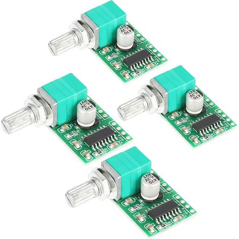 4 modules d'amplificateur de puissance audio numérique PAM8403 Mini DC 5V avec potentiomètre (1/5)