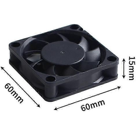 Ventilateurs de refroidissement pour imprimantes 3D Creality K1 et K1 Max - Modèles 6025, ventilateurs haute vitesse 3350 tr/min, 24 V CC - Accessoire pour imprimante 3D (1/5)