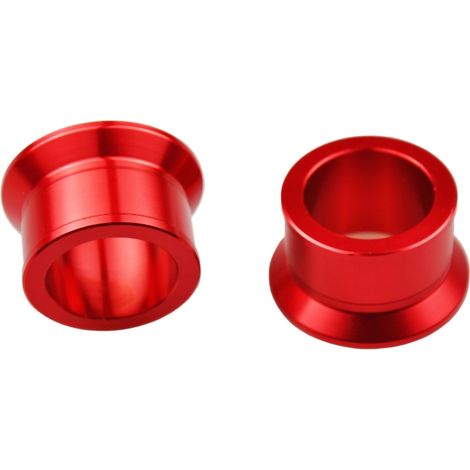 SCAR RACING Hinterrad-Distanzscheiben für Honda CRF 250R (2004–2025), CRF 450R (2002–2025) und CRF 450X (2004–2025), rot