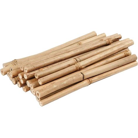 10 bamboo cane sticks (30 cm/14 inches) garden utilities
