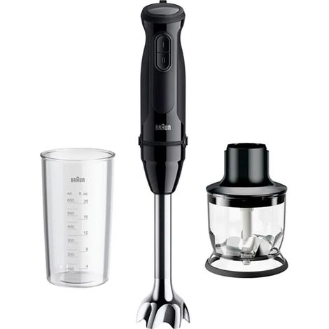 Braun MultiQuick 3 MQ30201M Stabmixer schwarz 900W