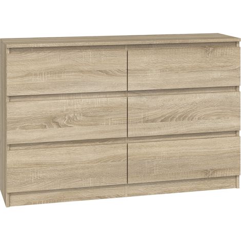 Top-e-shop Malwa M6 120 cómoda roble sonoma moderna (1/5)