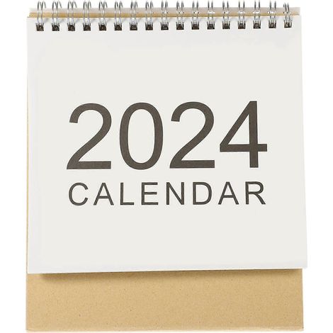 Mini calendriers de bureau 2023-2024, calendrier à rabat, calendrier de bureau debout pour la maison ou le bureau-17X15CM (1/3)