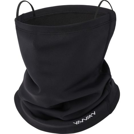 Multifunktionstuch mit Fleece, winddicht, für Herren und Damen, schwarz (1/5)
