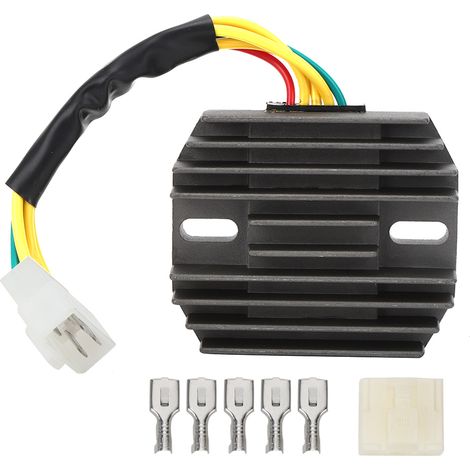 Redresseur de Régulateur, Redresseur de Régulateur de Tension de Moto avec Accessoires Compatibles avec Arctic Cat 400 500 Bearcat, OEM 454 3430-037