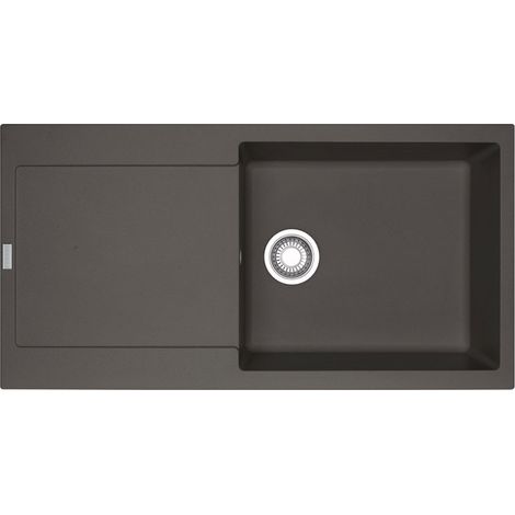 Franke Einbauspüle Maris MRG 611-97 XL Fragranit+ Schiefergrau, Excenterbedienung (Druckknopf) (1/2)