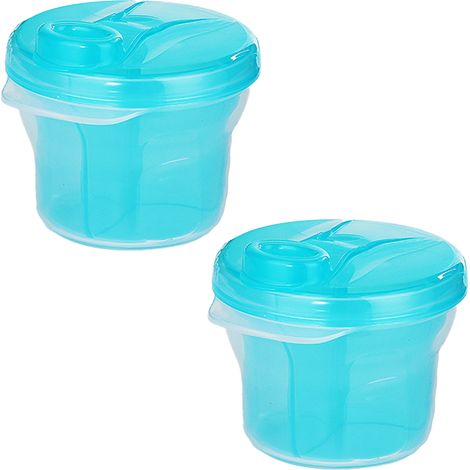 Dispenser Pour Préparation Infantile - Contenant Étanche avec Couvercle À Fermoir et Bague En Silicone - Pour Voyages Crèche et Activités Extérieures - 1 Pièce (1/5)